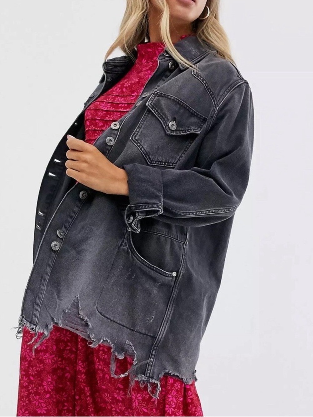 Free People Moonchild Shirt Jacket